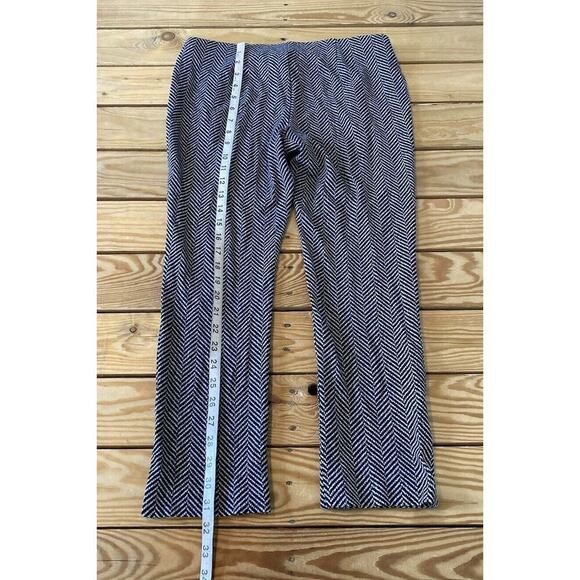 Chico’s Herringbone Pants Petite Size 0P (Small) Women’s Black Pull On - Picture 8 of 9